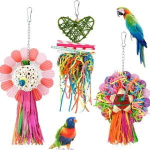 Bird Chew Toys Natural 3 Pieces