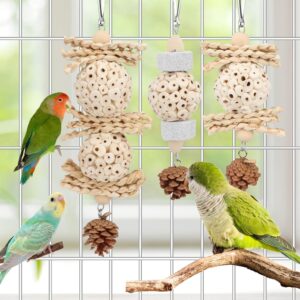 Bird Foraging Toy Natural Chew 3 Pack - Image 2