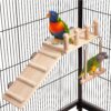 Bird Perch Platform Swing Wooden Small Birds