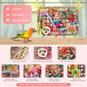 Bird Toy Edible Seagrass Climbing Hammock - Image 3